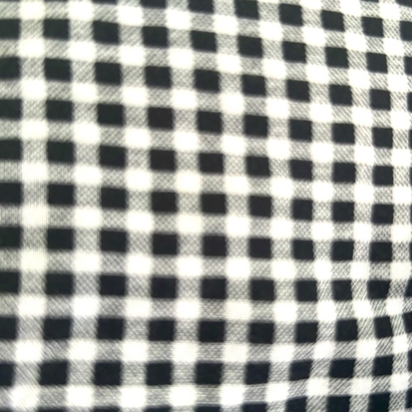 AUW- Black and White Gingham Dress 👗 ( plus size 1X ) - Picture 6 of 7
